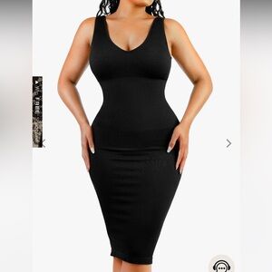 Seamless Black Shapewear Dress